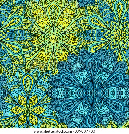 Boho Flower Pattern. Boho flower seamless. Boho flower design, boho flower abstract. Blue boho flower, green boho flower. Vector boho flower. Boho flower mandala. Unusual boho flower. Boho flower pic