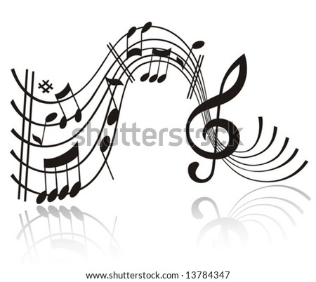 stock vector Music Note