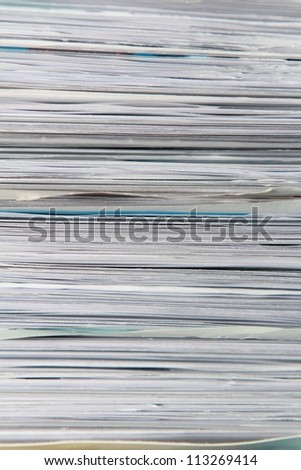 back ground of heap of paper