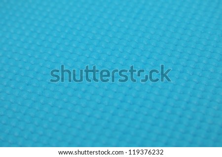 background fo light blue yoga matt
