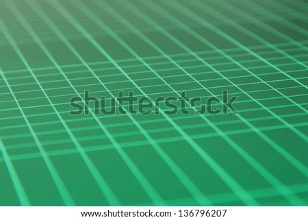 background of green cutting mat