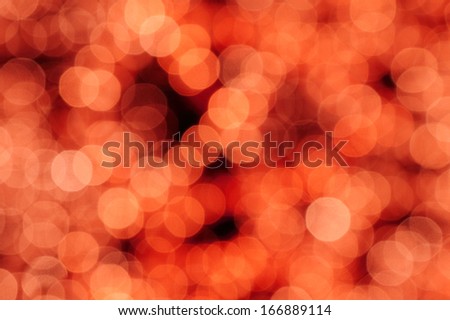 abstract christmas red lights bokeh background