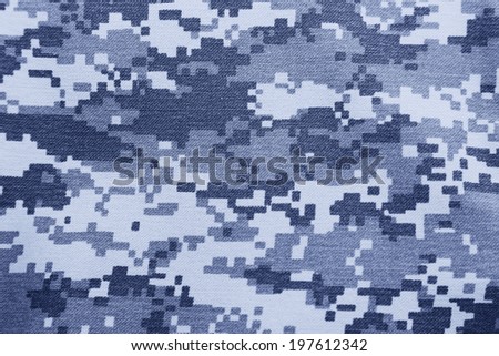 background of blue digital camouflage pattern