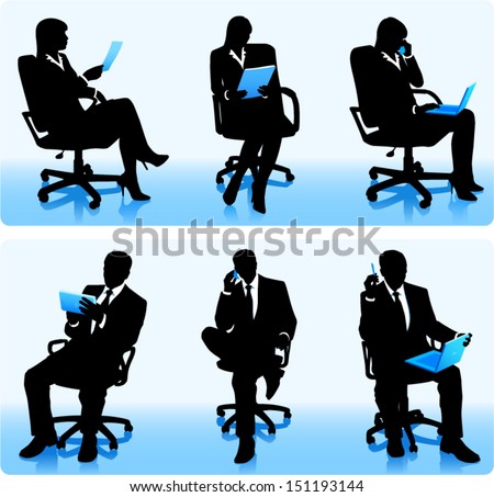 Businessmen In Chairs
