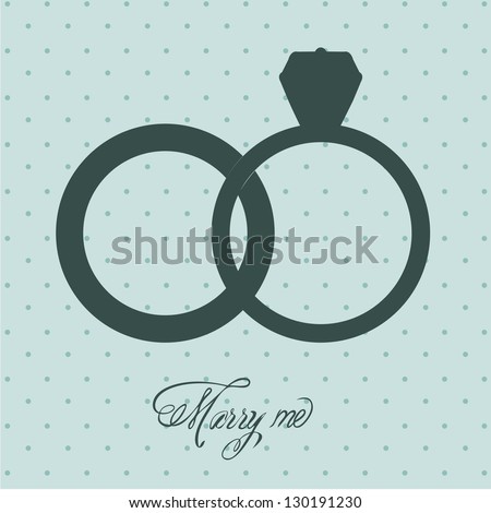 Engagement Ring Vector