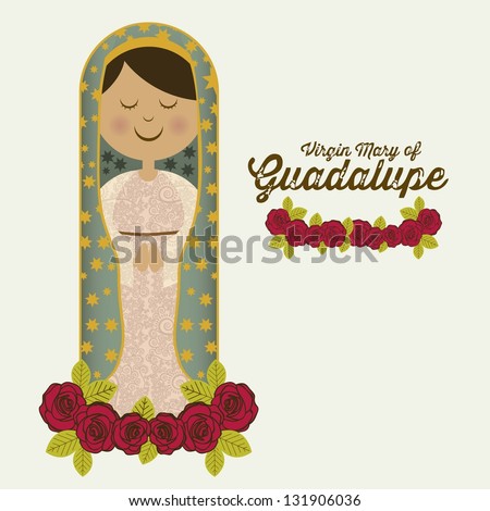 Religious Illustration from the Virgin Mary mother of Jesus Christ vector illustration Religious Illustration from the Virgin Mary mother of Jesus Christ vector illustration