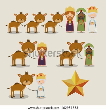 manger design over background vector illustration manger design over background vector illustration