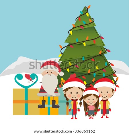 Happy Merry Christmas Design, Vector Illustration Eps10 Graphic - 336863162 : Shutterstock