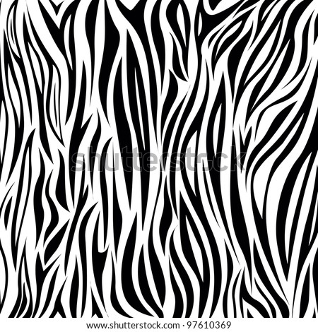 stock vector Animal print zebra texture background black and white colors