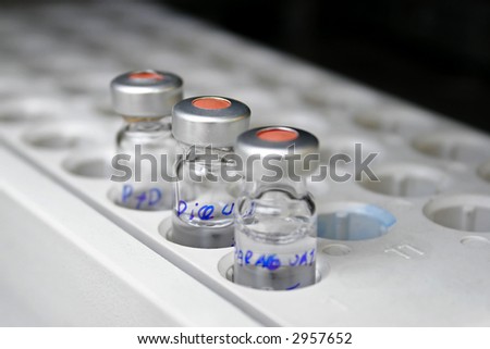 Chemical Equipment for samples analyses