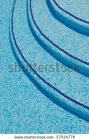 Hotel swimming pool closeup, great for summer and vacations themes and backgrounds