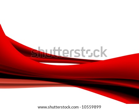 Abstract illustration simulating fluid material
