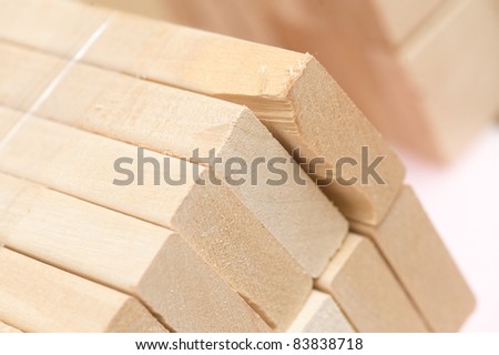 Carpentry. broken Wood planks