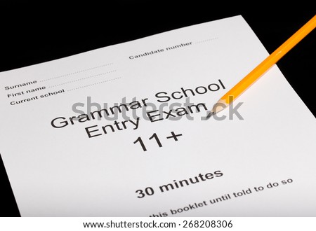 Entrance exam paper for an exam