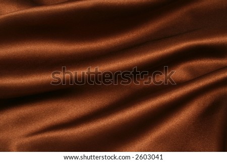 Deep, rich, chocolate couloured satin. Folded and flowing background