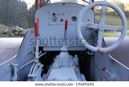 Steam roller interior