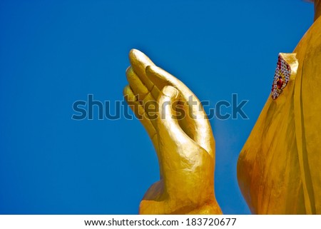 Buddha hand, religion symbol