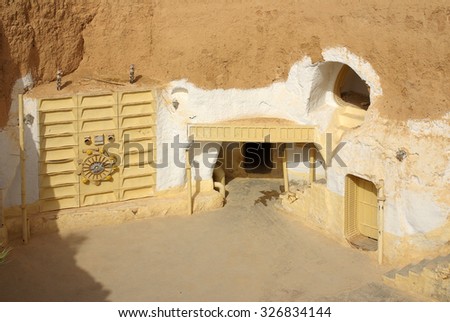 TUNISIA, AFRICA - August 03, 2012: Scenery for the film \