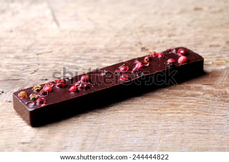 chocolate with rose pepper