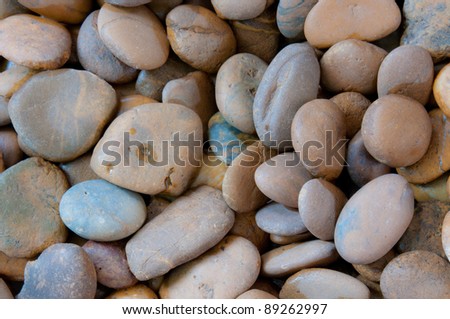 Background of river gravel