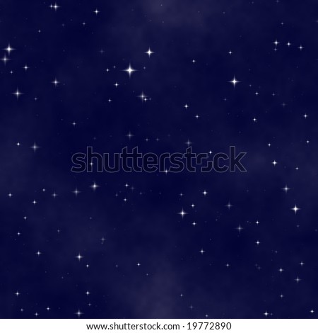 stock photo : the starry night