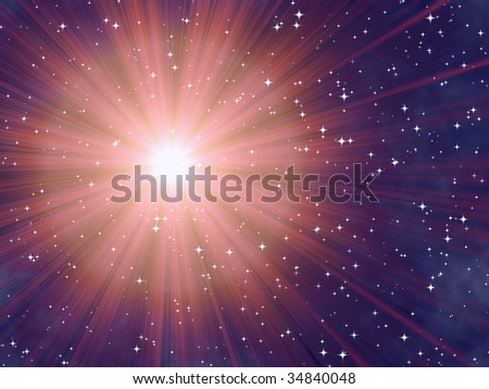 abstract starry sky,  fantasy cosmic background