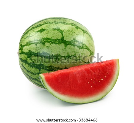 Watermelon White Background