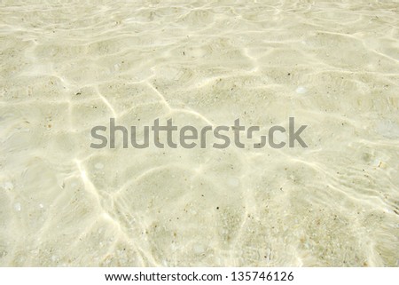 Beach perfect white sand. Clean water.