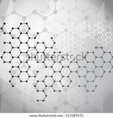 Abstract molecules medical background Abstract molecules medical background