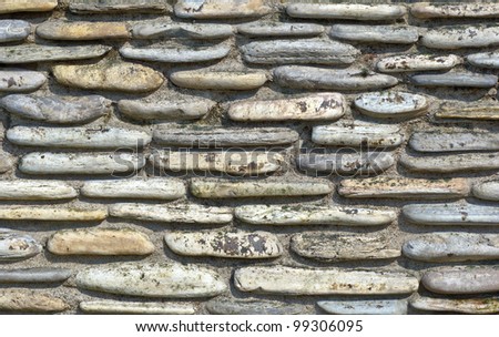 abstract background with round  stones