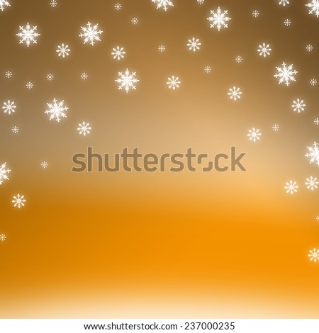 Abstract christmas illustration with snowflakes