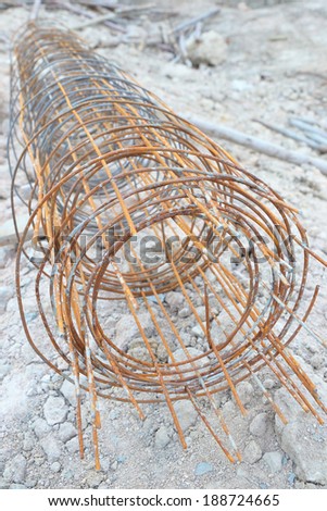 close up of iron wire