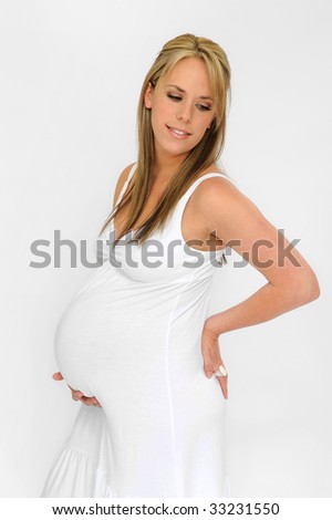 stock photo Pregnant Girl