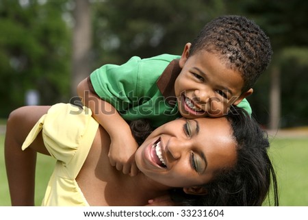 happy mother and child. stock photo : Happy Mother and