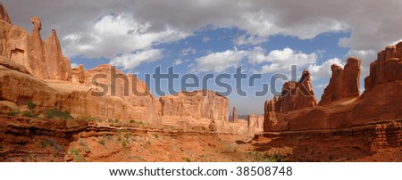Moab, Utah, Park Avenue, Arches National Park