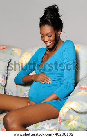 african pregnant woman