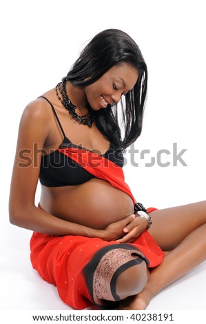 african pregnant woman