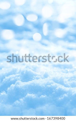 Background of shining snow Background of shining snow