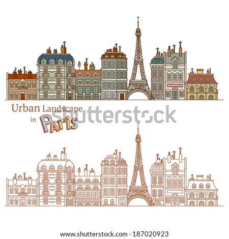 Design of Urban Landscape and Typical Parisian Architecture
