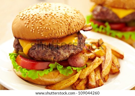 Burger And Fries