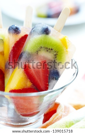 Fruity Popsicle Sticks
