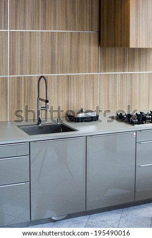 designer kitchen counter