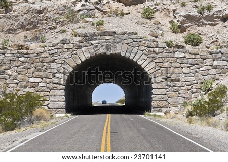 Tunnel in Big Bend National Park, NM.