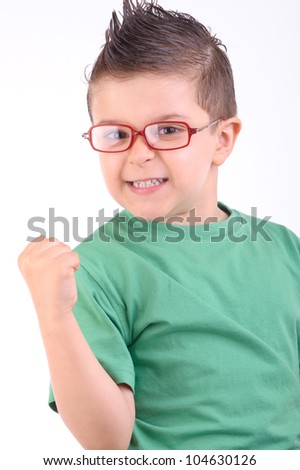 Kid Celebrating