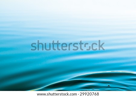 Blue background with water ripples