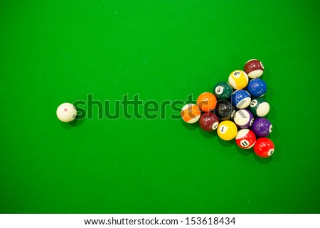 One did not start to Billiards