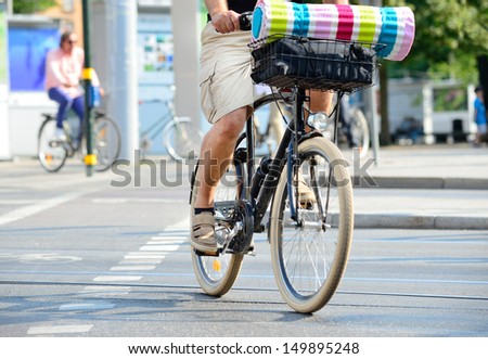 Person on bike