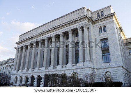Department of Agriculture office building, in Washington DC, United States