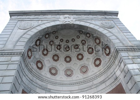 Arlington Cemetery Memorial, Memorial at the Entrance, Virginia