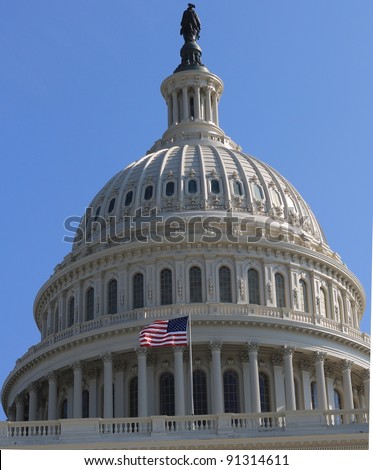 US Capitol dome, Washington DC USA